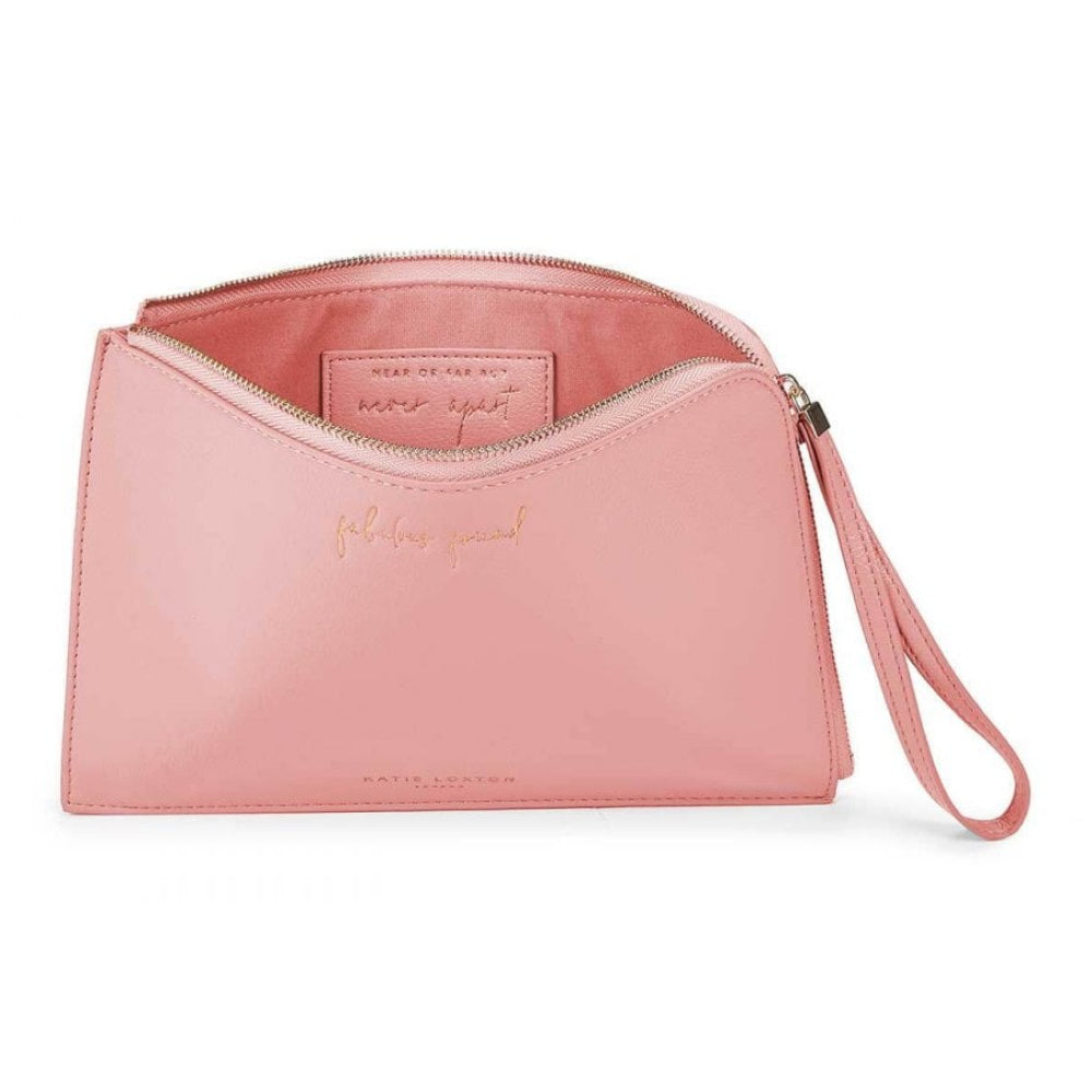 Secret Message Pouch | Fabulous Friend | Near Or Far But Never Apart | Pink |