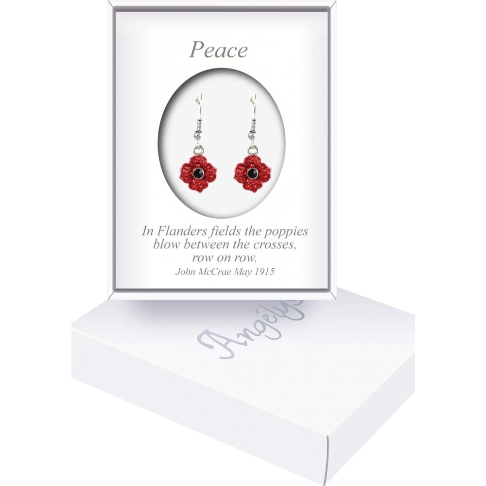 Poppy Drop Earrings 10mm