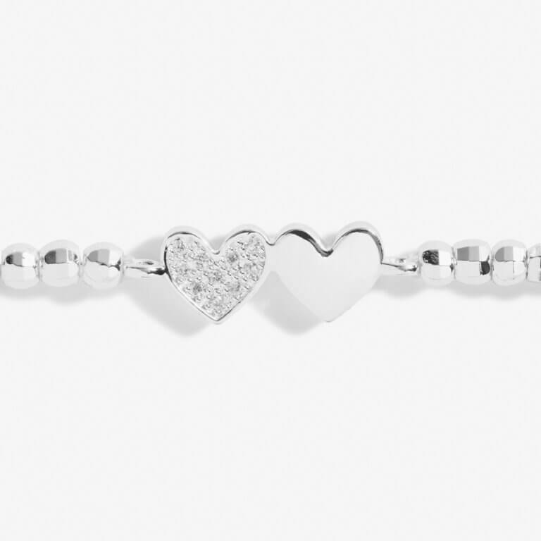 Faceted A Little | Forever Friends | Silver | Bracelet | 17.5cm Stretch