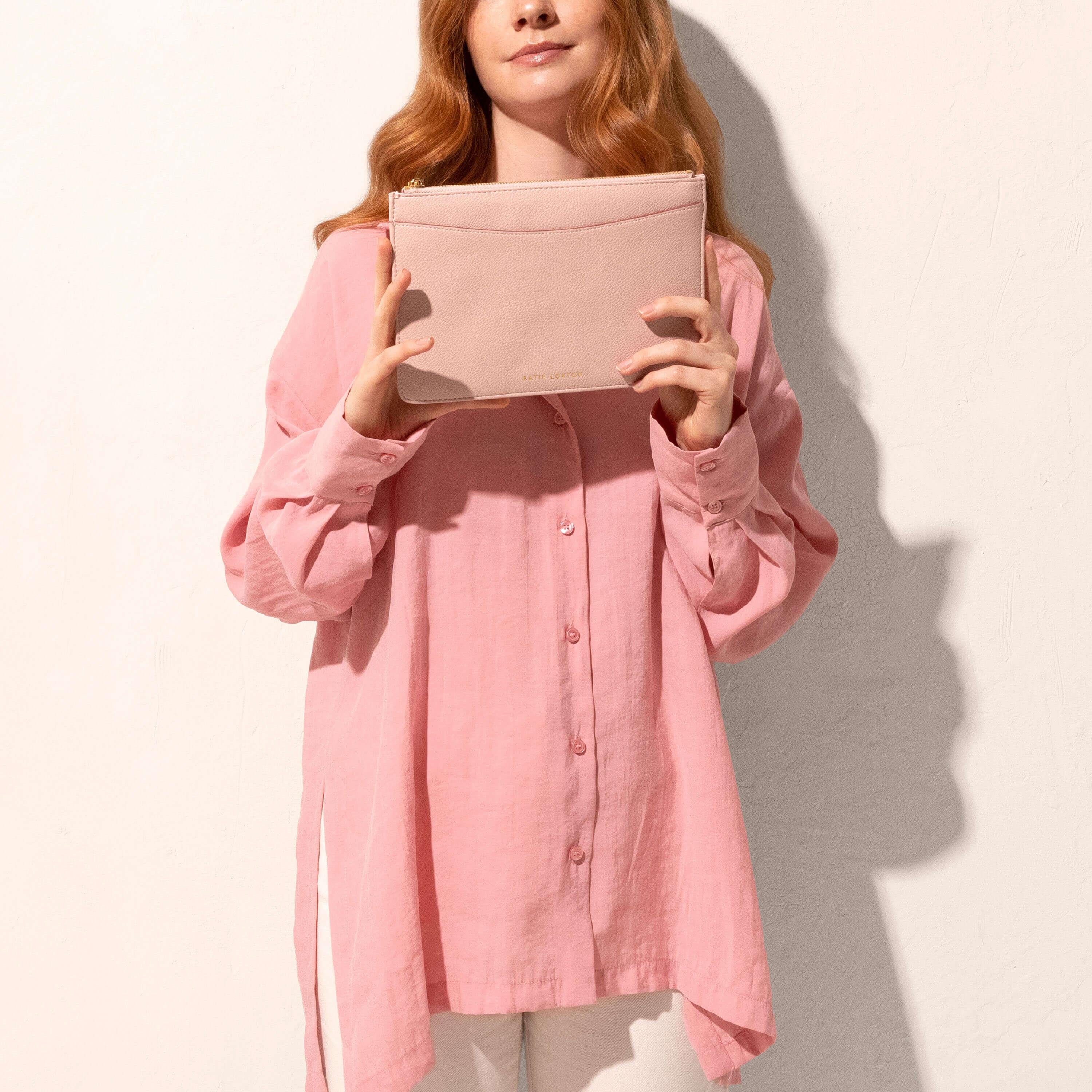 Cara Pouch | Pink | 16 X 24 X 1.5cm