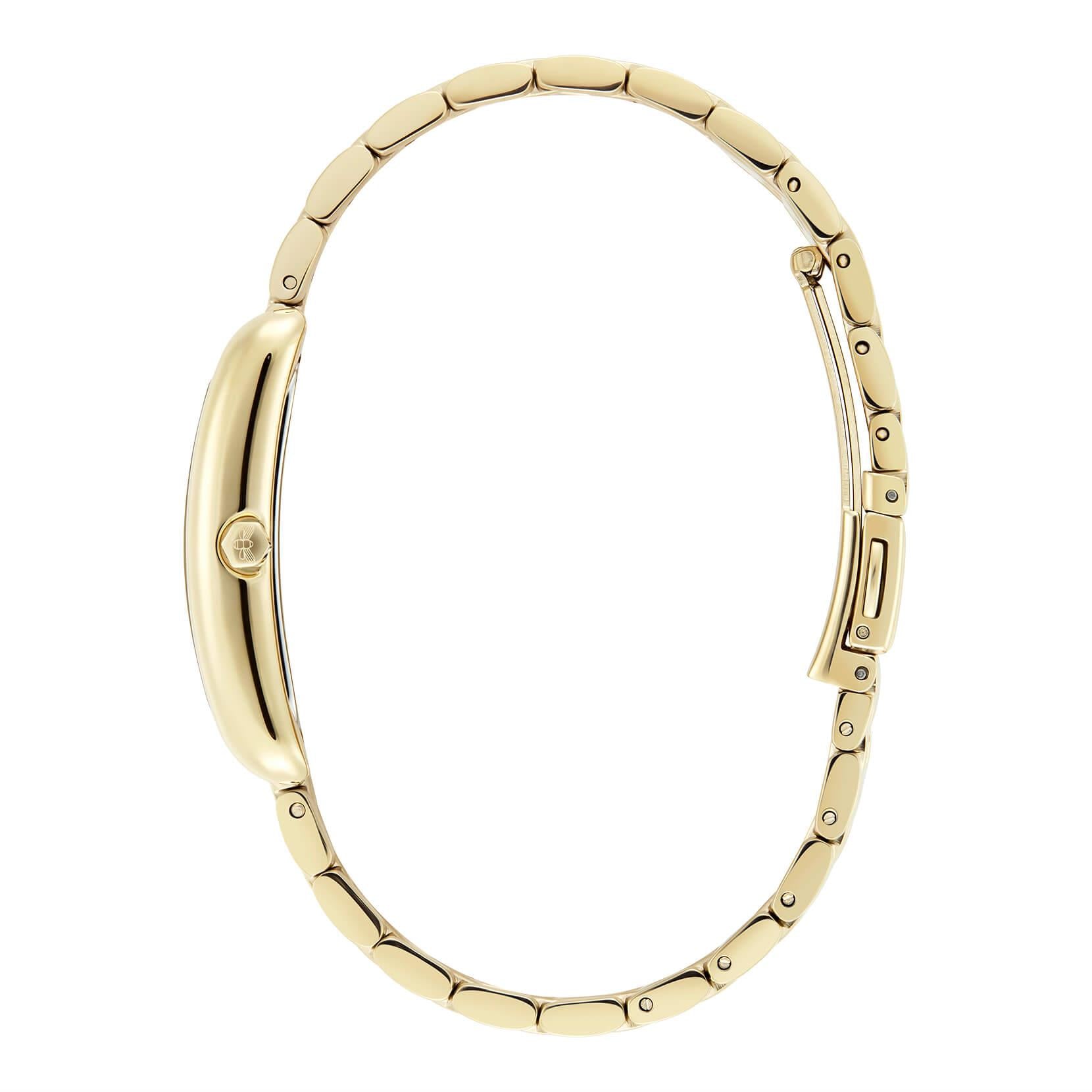 Classic Grove Green Dial & Gold Plated Bracelet Strap Ladies Watch