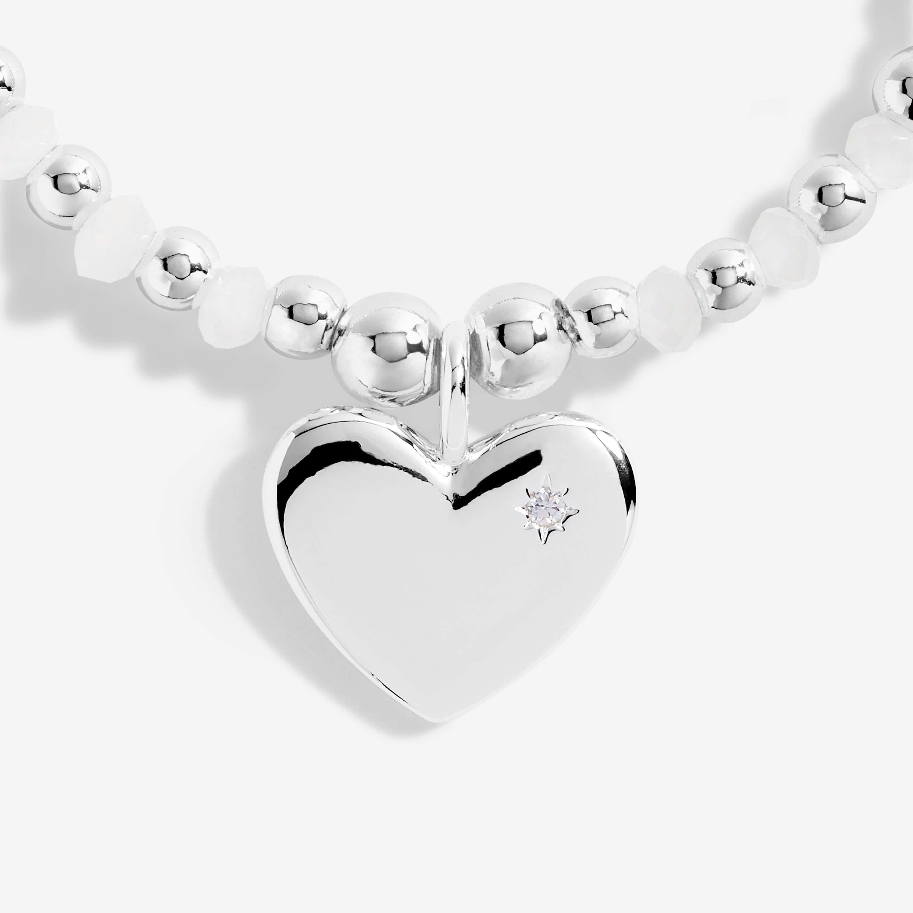 Colour Pop A Little | Live Love Sparkle | Silver | Bracelet | 17.5cm Stretch