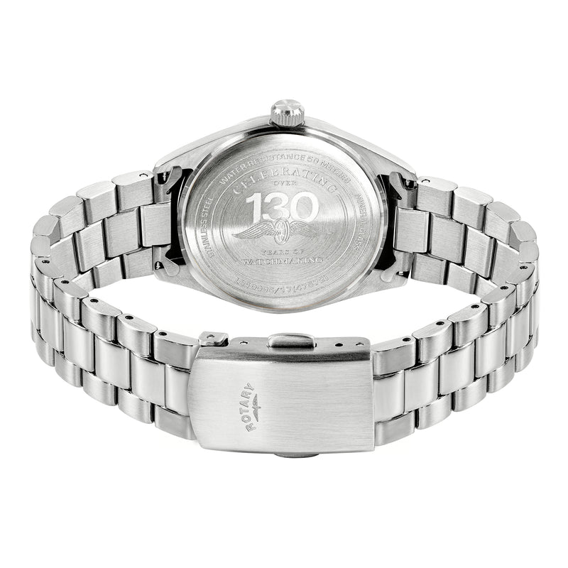 Ladies Heritage Burgundy Dial Stainless Steel Bracelet Watch