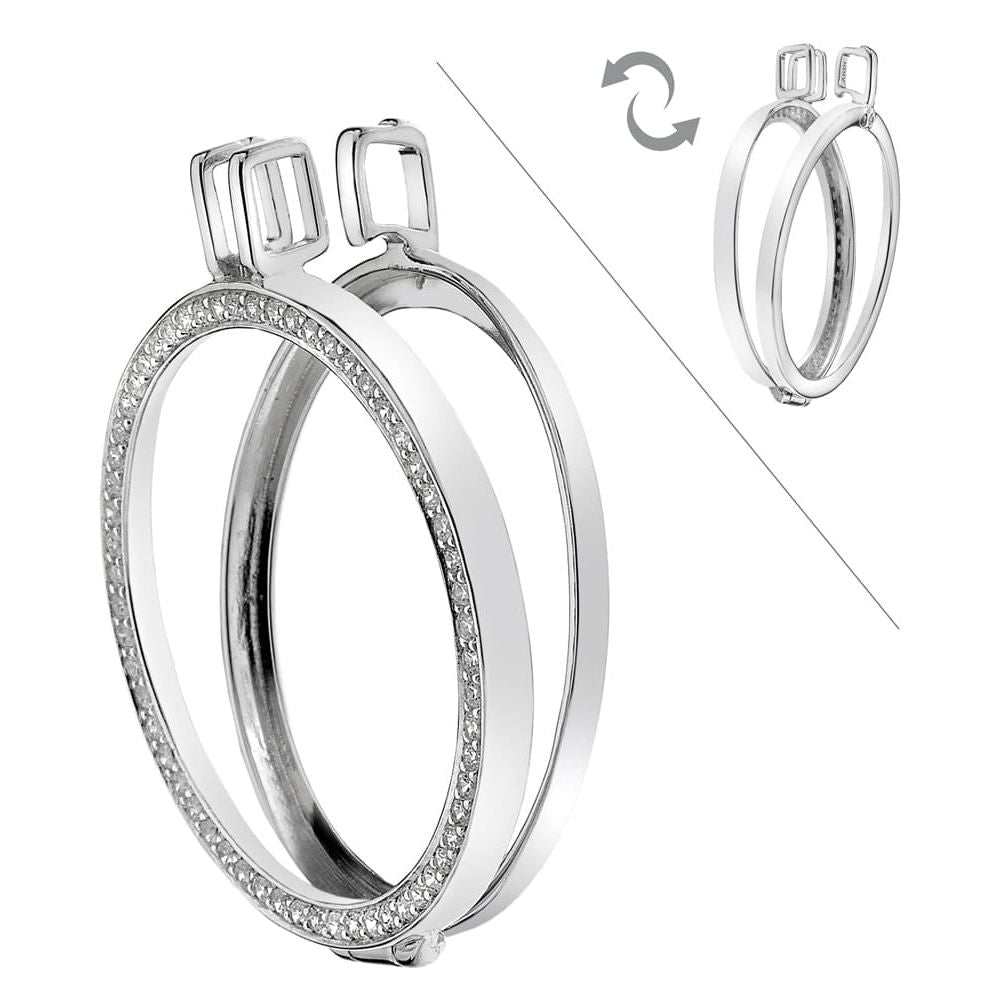 Reversible Sterling Silver Keeper 33mm