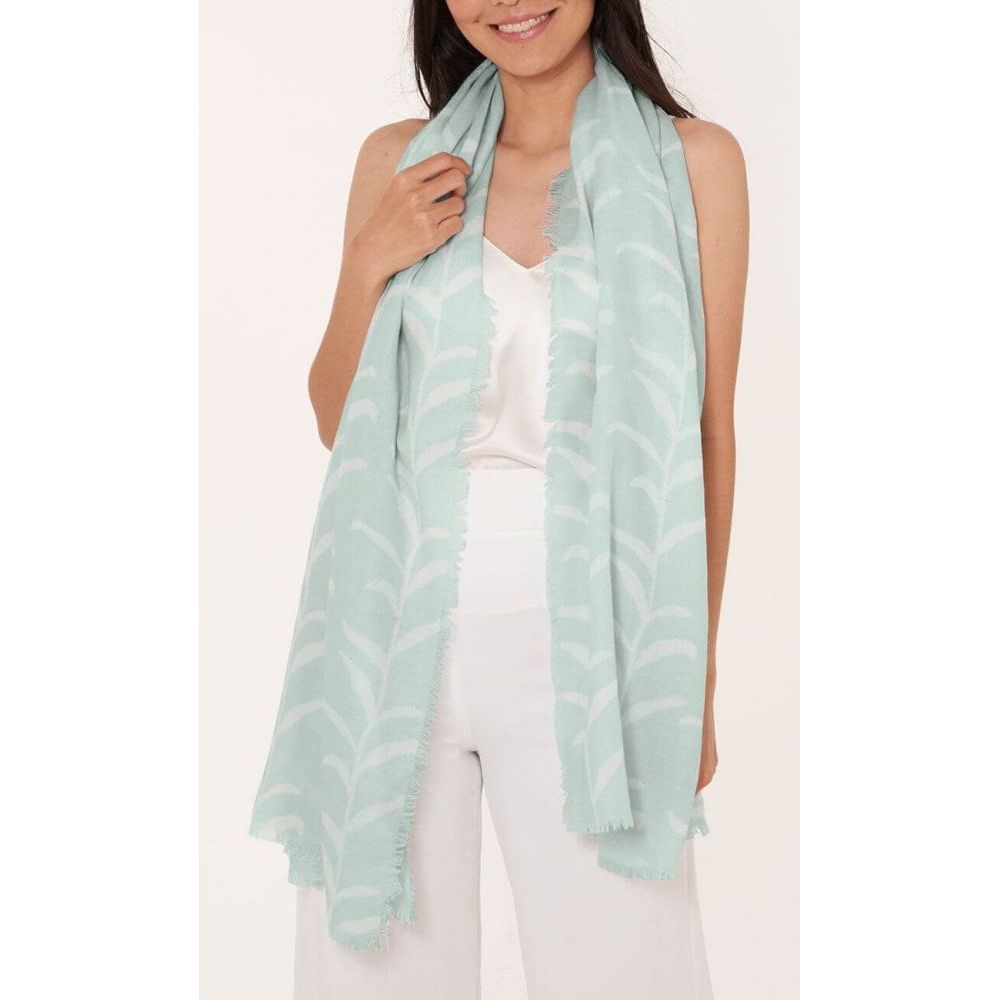 Sentiment Scarf | Life Is Beautiful | Sage | 184 X 86cm
