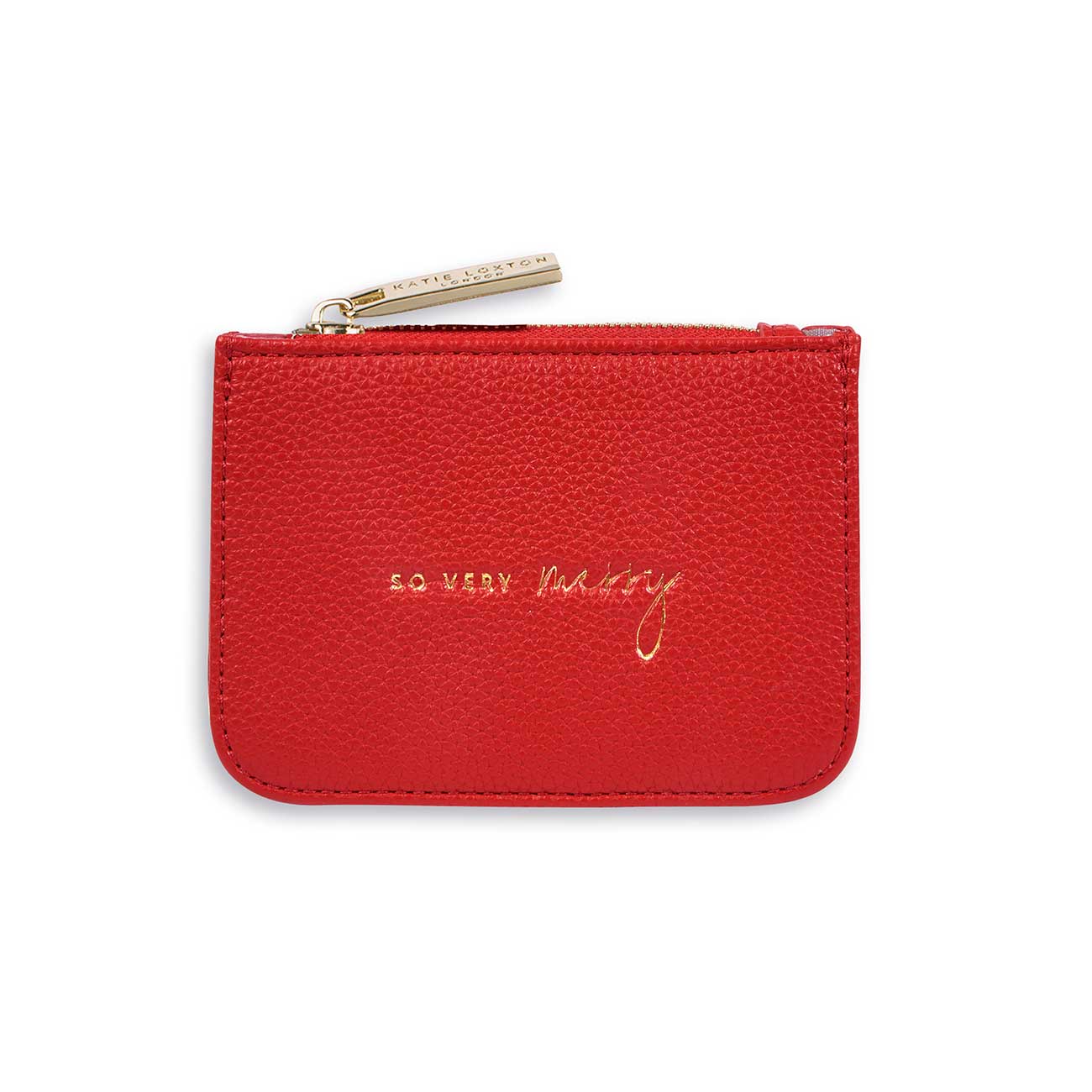 Stylish Structured Coin Purse | So Vert Merry | Red