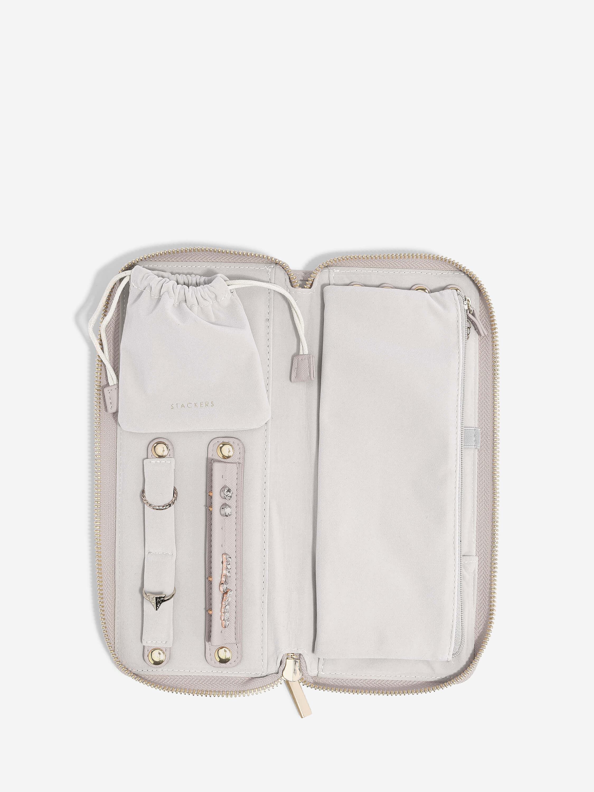 Taupe Jewellery Roll
