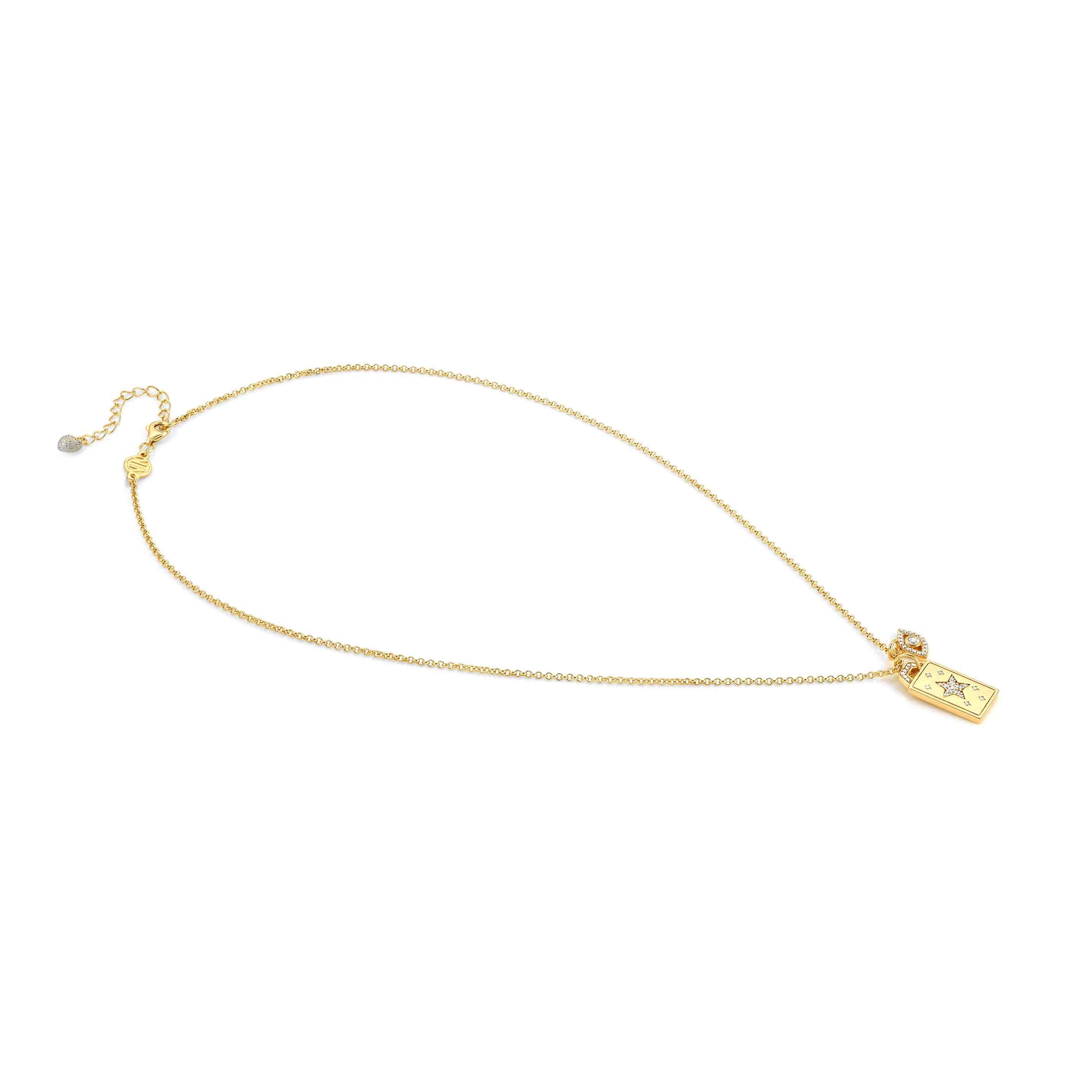 Talismani 18k Gold Necklace With Third Eye Symbol