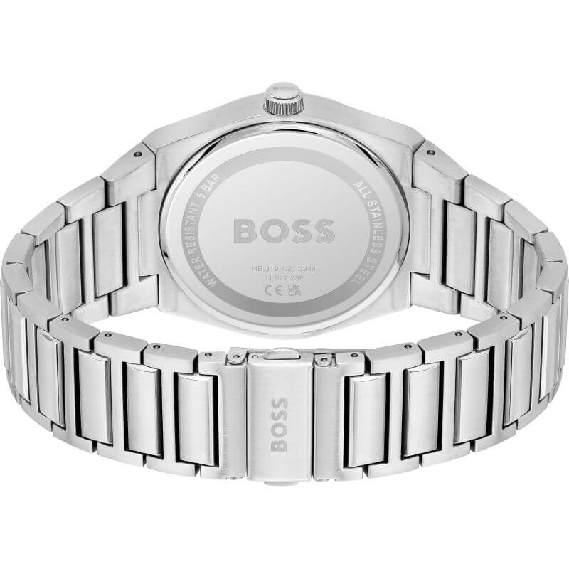 Steer SS Bracelet Strap Grey Dial Gents Watch