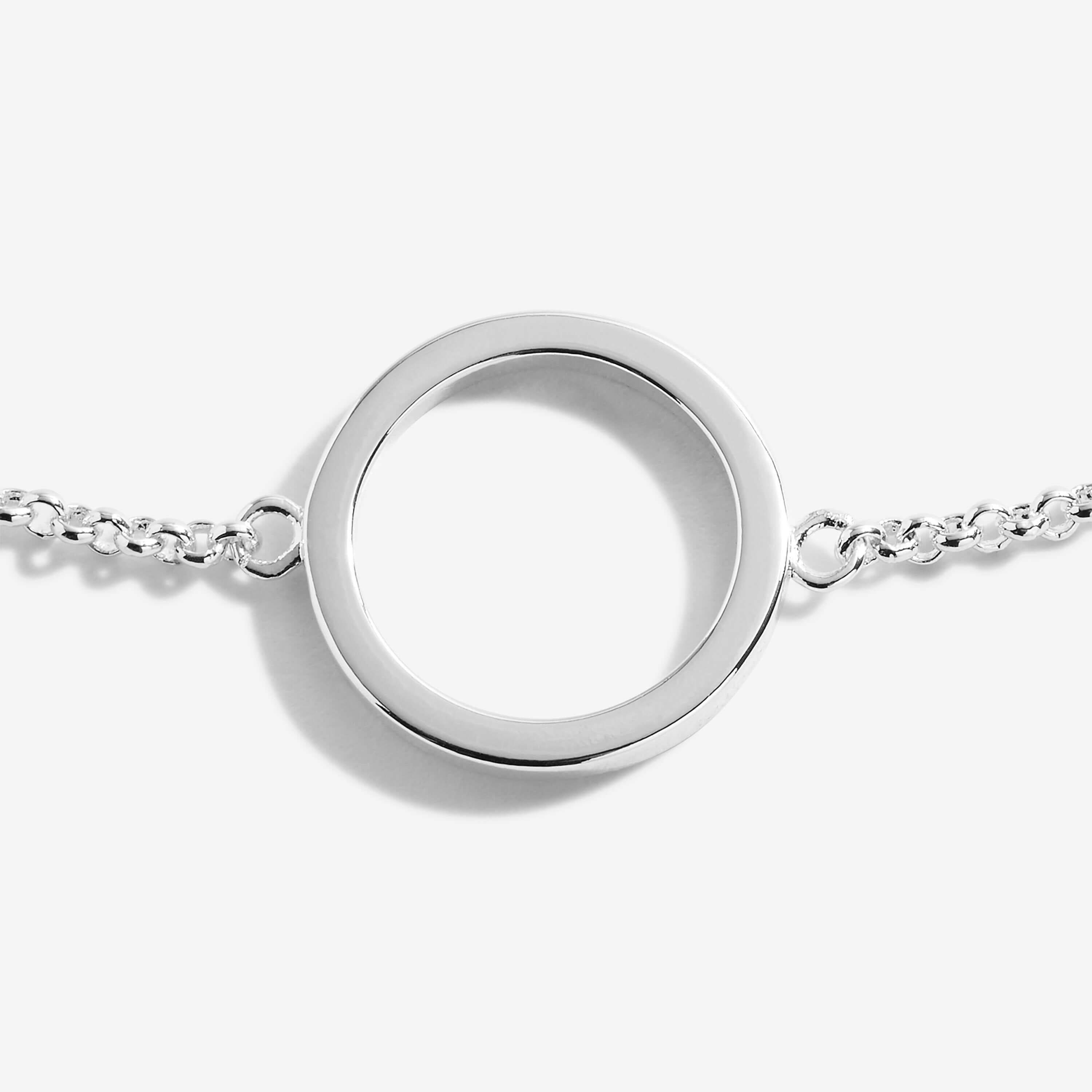 Anklet | Silver Circle | Silver | 26cm Adjustable