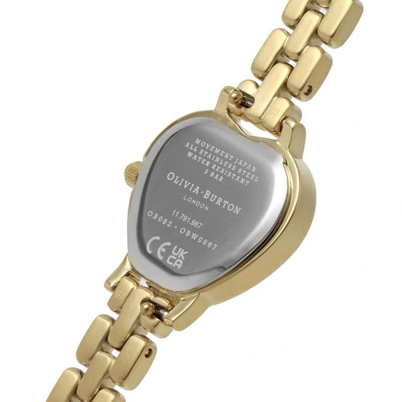 Mini Heart Blush Watch Gold Plated