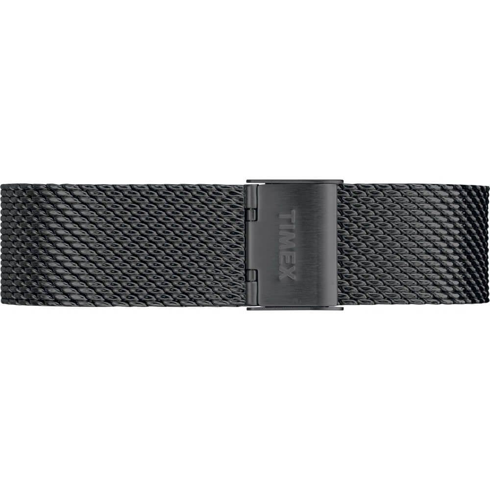 Fairfield Black Mesh Strap Black Dial Chronograph Watch