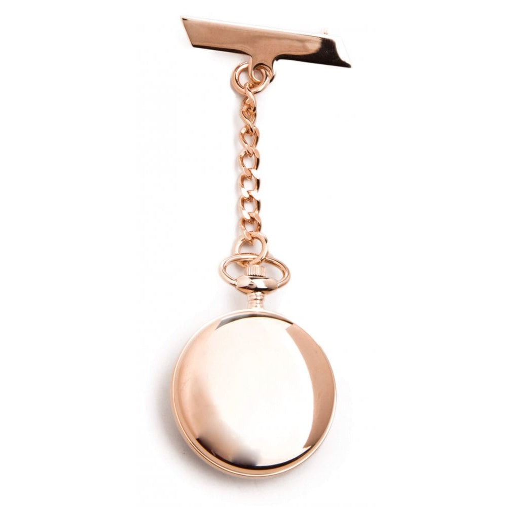 The Warwick - Rose Gold Plated Quartz Fob Watch