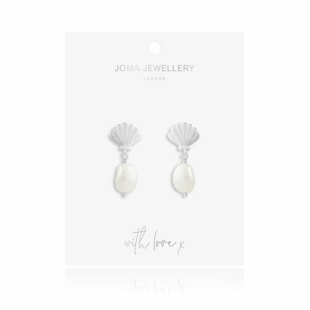 Serena | Silver | Shell Pearl | Earrings