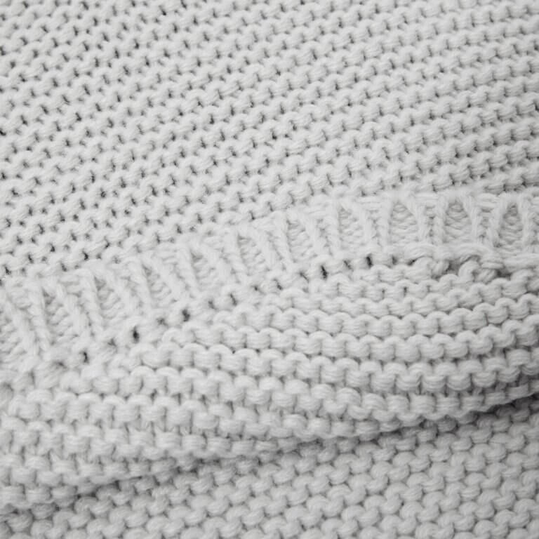 Baby Knitted Poncho | Grey | 25cm X 32cm X 2cm