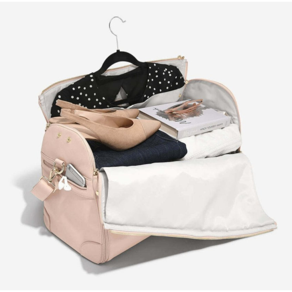 Blush Pink Zipped Suit Bag