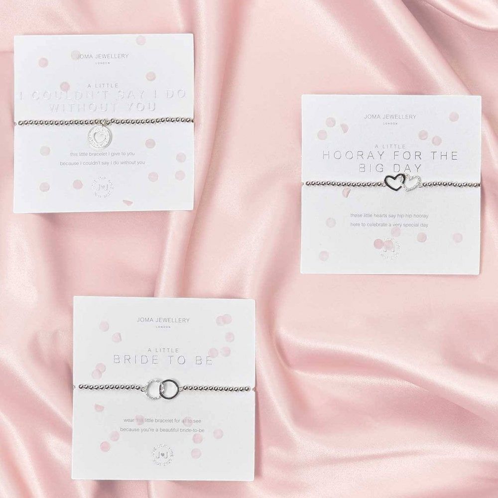 A Little | Bride To Be | Silver |Bracelet | 17.5cm Stretch