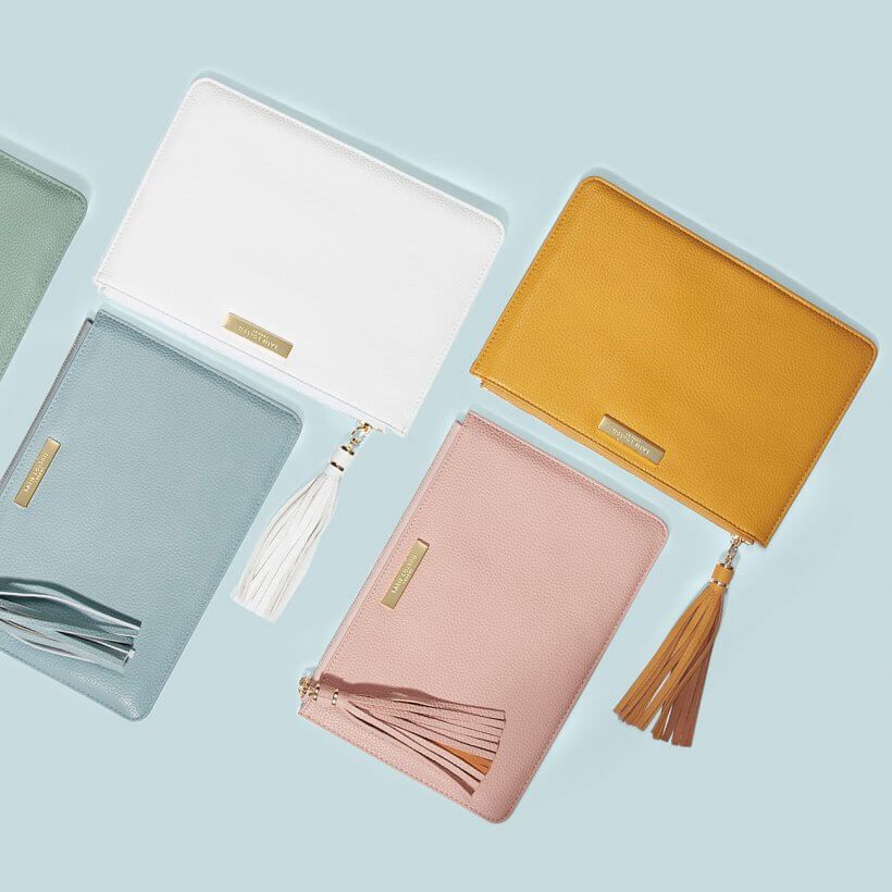 Sophia Tassel Pouch | Ochre