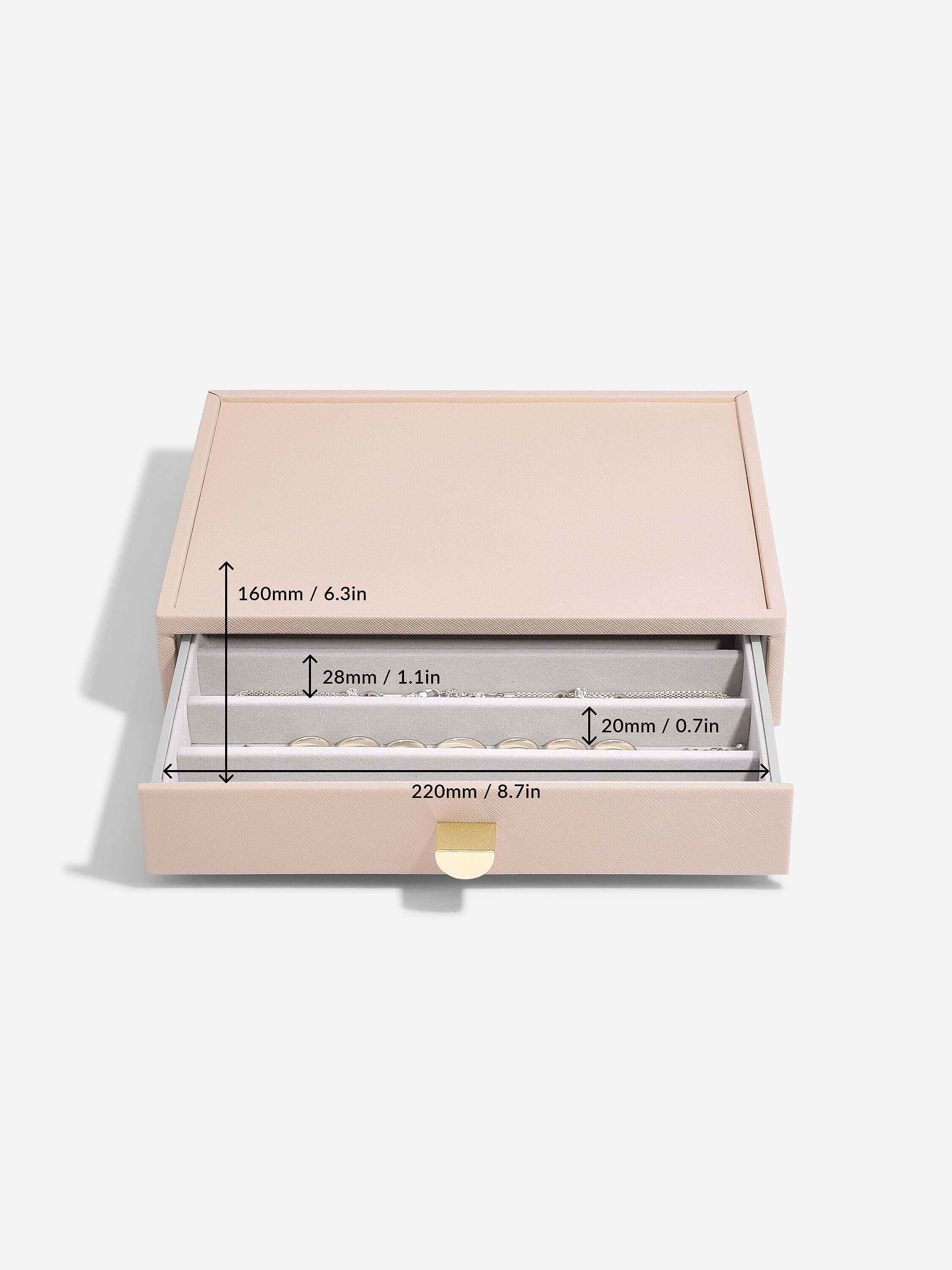 Blush Drawer Classic Set Of 4