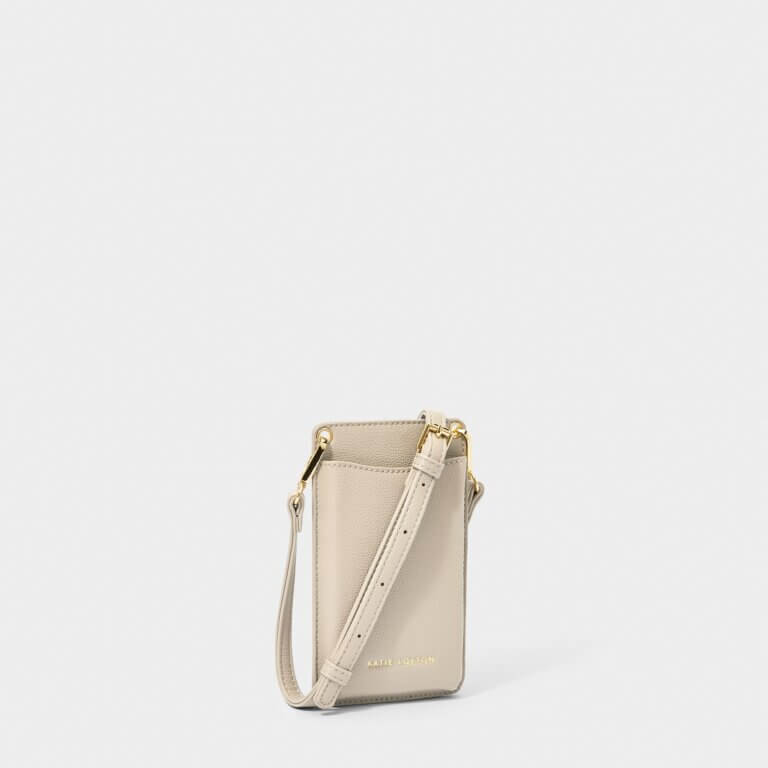 Bea Cell Bag | Light Taupe | 18cm X 10.5cm X 1.5cm