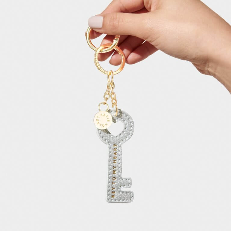 Chain Keyring | Key To My Heart | Silver | Key