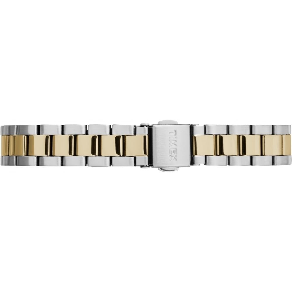 Womens Easy Reader Two-Tone Bracelet/White Dial