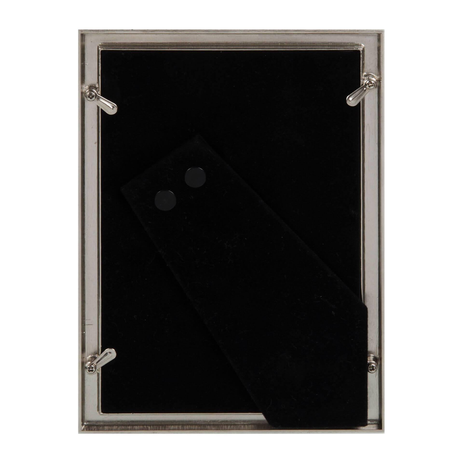 Elegance Metal Plated Grey Faux Shagreen Frame 8" x 10"