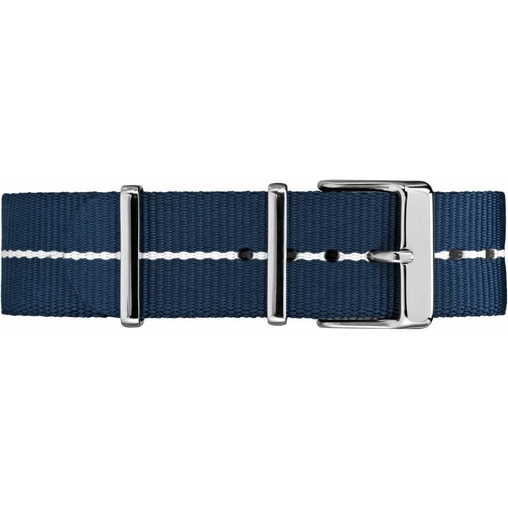 Fairfield Chrono Blue Slip Thru Strap White Dial Watch