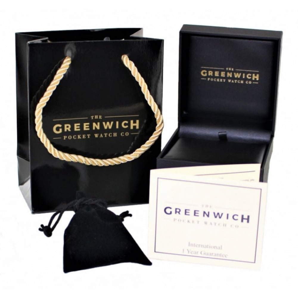 The Bridewell - Gold Plated Mechanical Double Half Hunter Pocket Watch