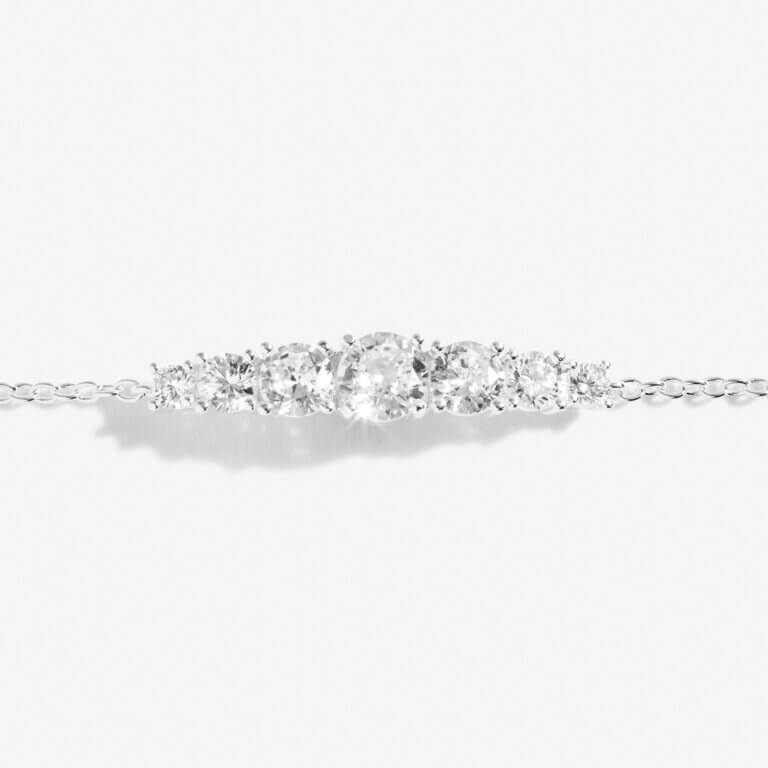Sienna Sparkle | Graduating Crystal Bracelet | Silver | Bracelet | 18cm + 3cm Extender