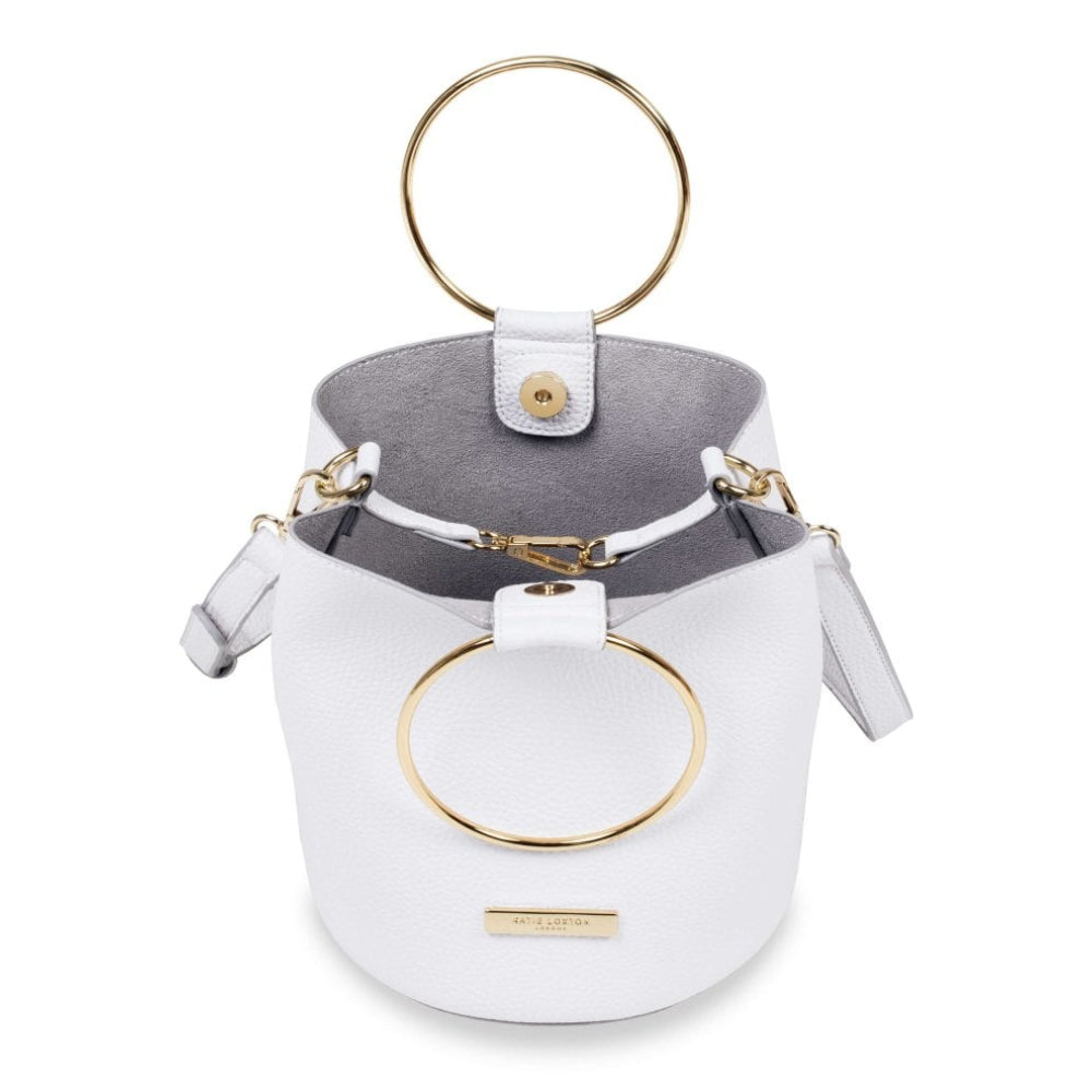 Suki Bucket Bag - White - 20x18x6cm