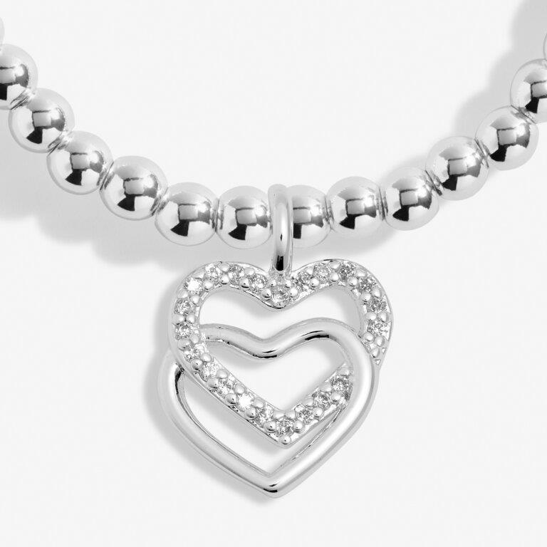 Christmas Cracker 'Merry Christmas Fabulous Friend' Silver Plated Bracelet