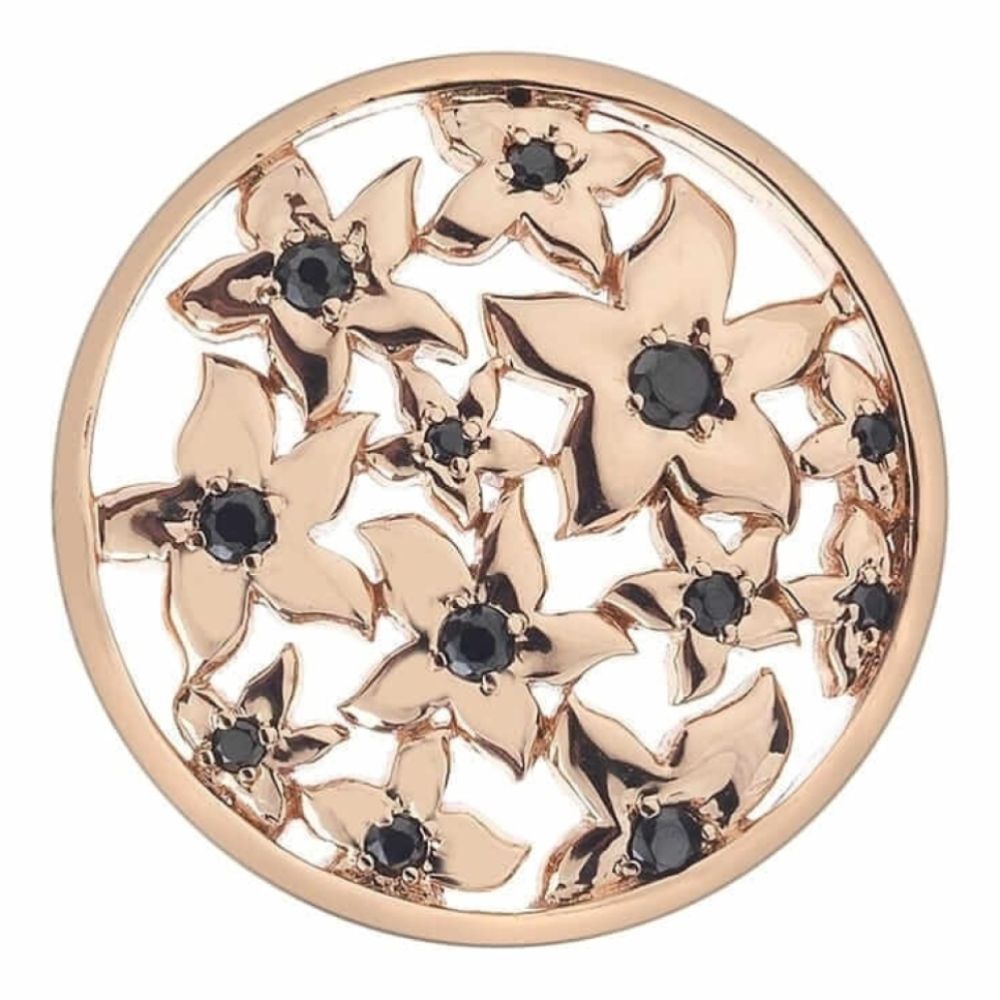 Blossom Rose Gold Plate Coin - 25mm