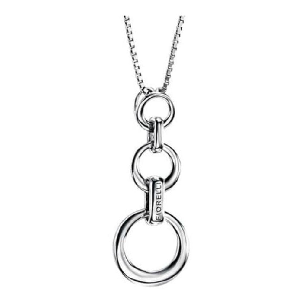 Ladies Sterling Silver Pendant Necklace