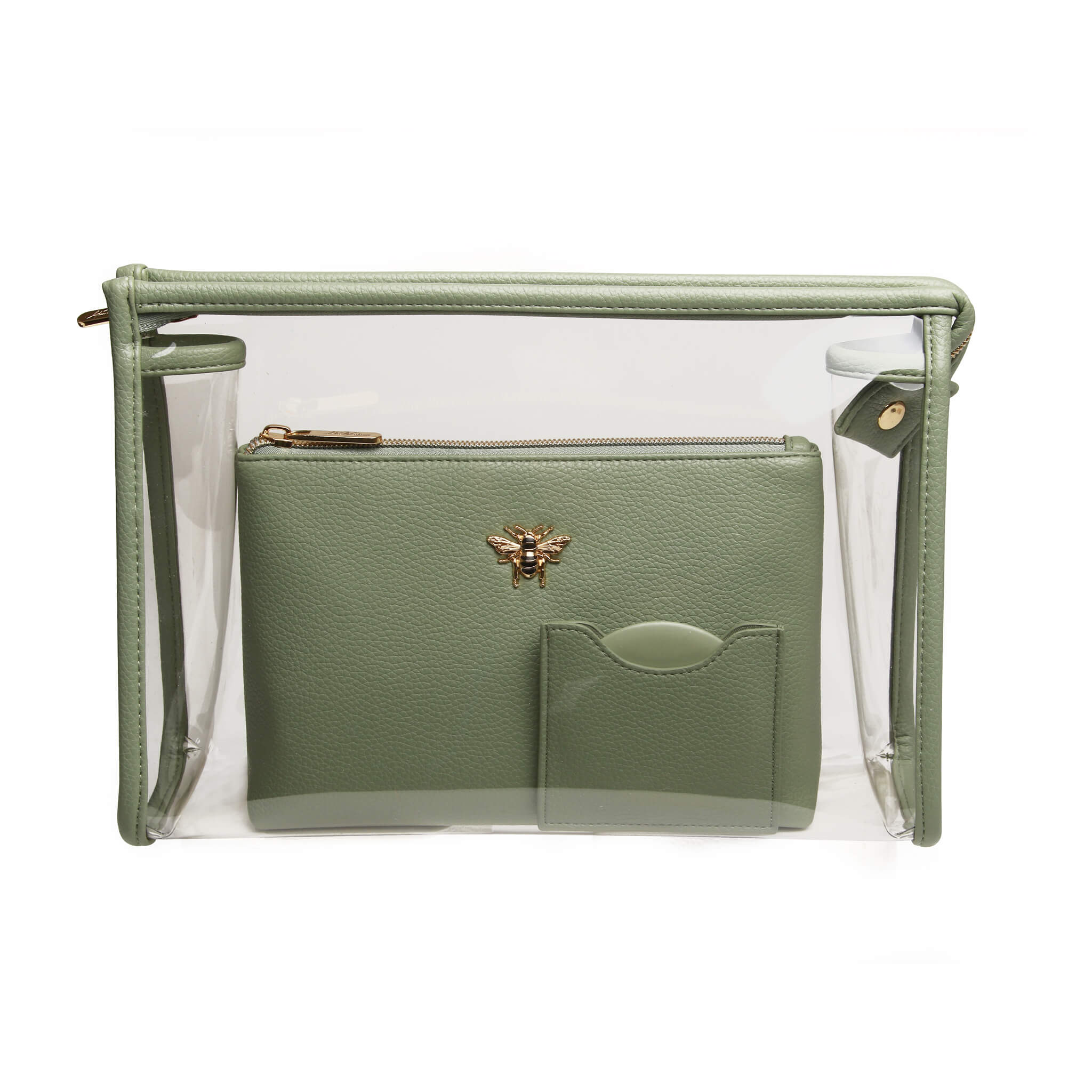 3pc Beauty/Makeup Gift In Sage
