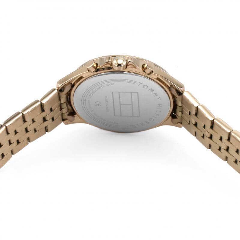 Womens Rose Gold CZ Chronograph Ari Watch