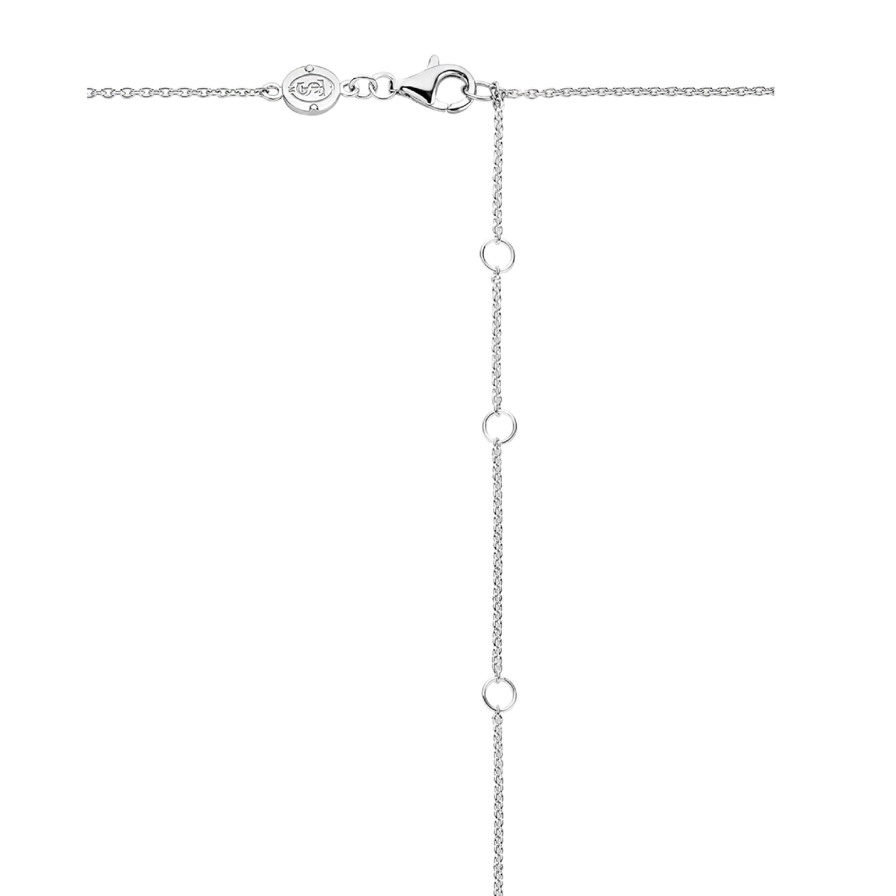 Gold Plated Pave CZ & MOP Star Pendant Necklace