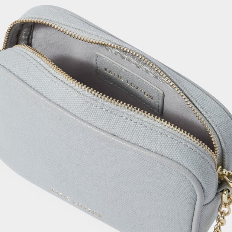 Amalfi Canvas Millie Crossbody Bag Dusty Blue