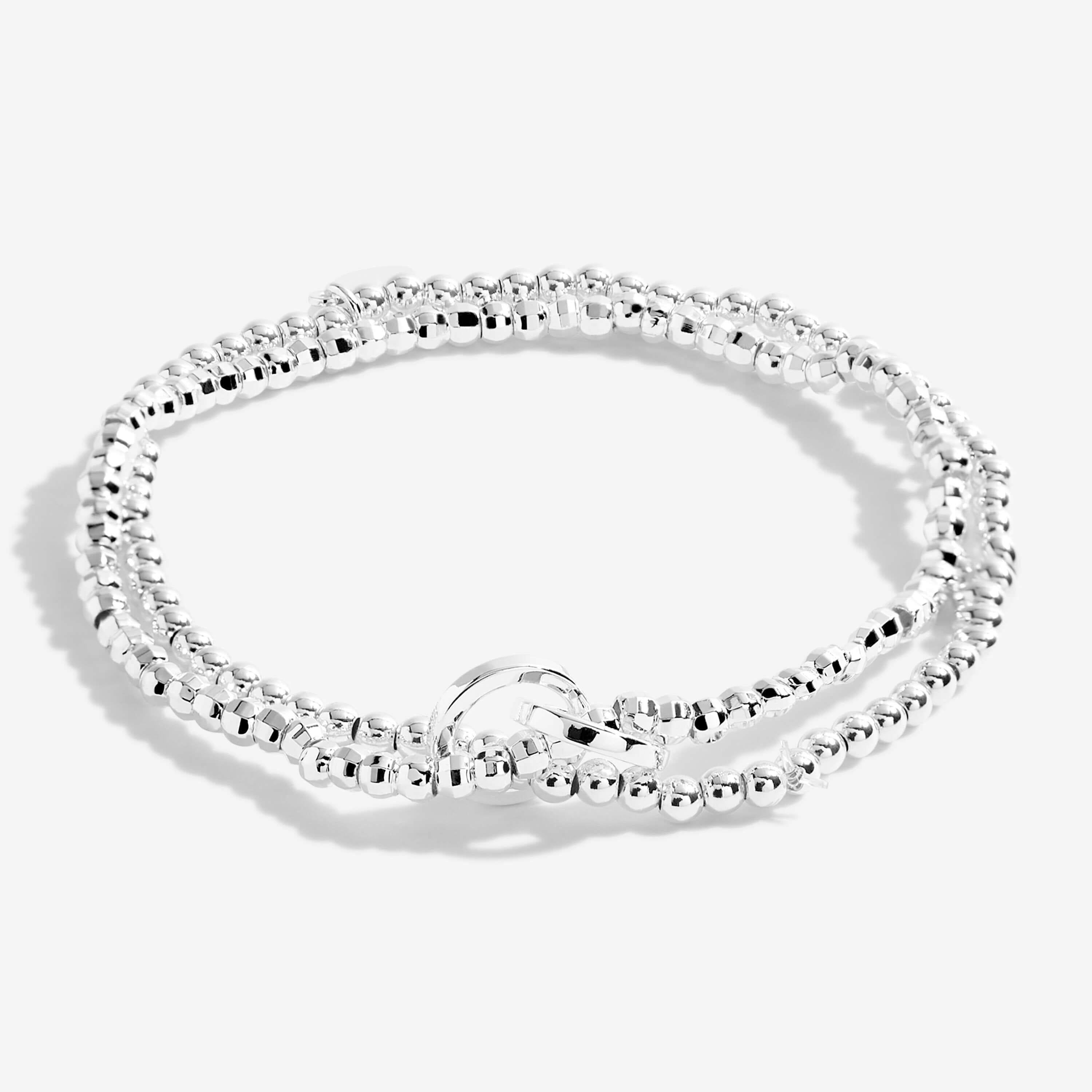 Lila | Pave | Silver | Bracelet | 17.5cm Stretch