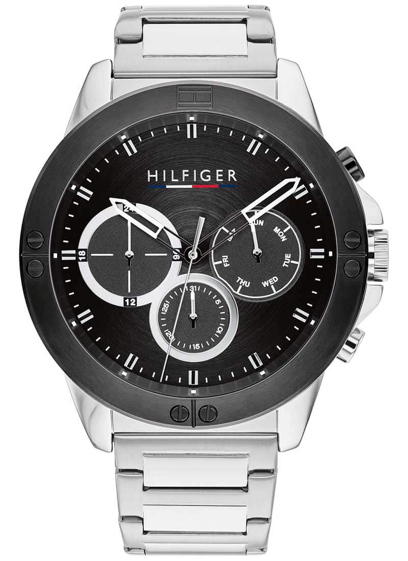 Harley Sport Stainless Steel & Ionic Plated Black Steel Gents Watch