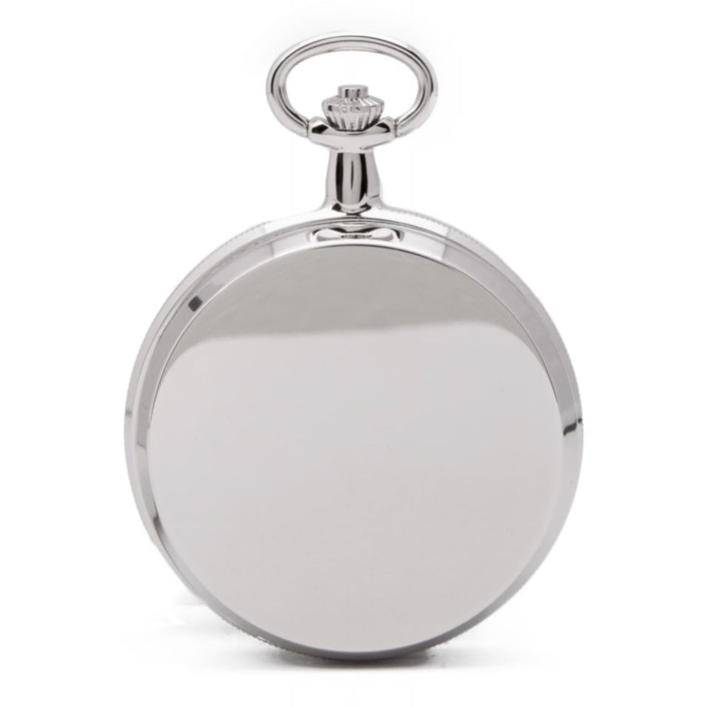 The Kew - Mechanical Chrome Plated Photo Frame Pocket Watch
