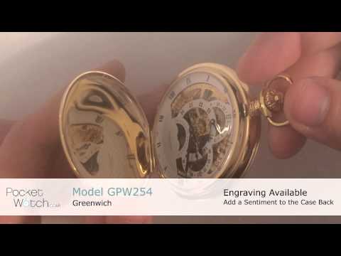 The Westminster - Gold Mechanical Dual Time Double Hunter