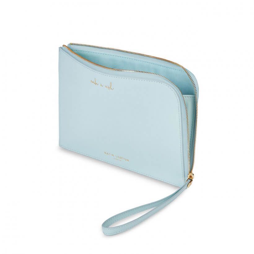 Secret Message Pouch | Make A Wish | Pale Blue