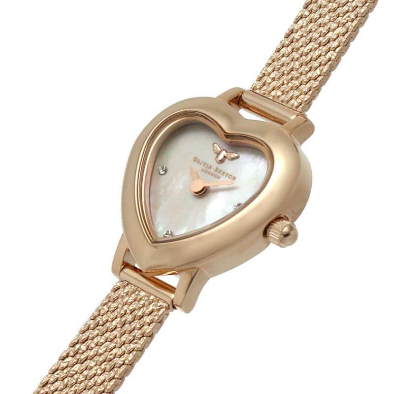 Mini Heart Blush Watch Rose Gold Plated
