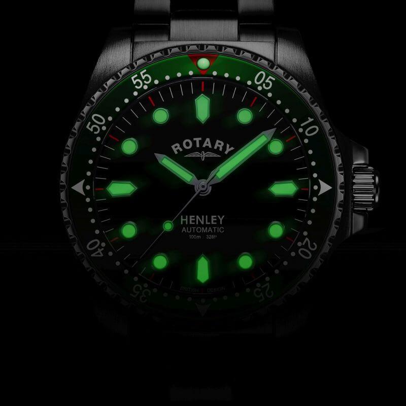 Henley Automatic Black Dial Gents Watch