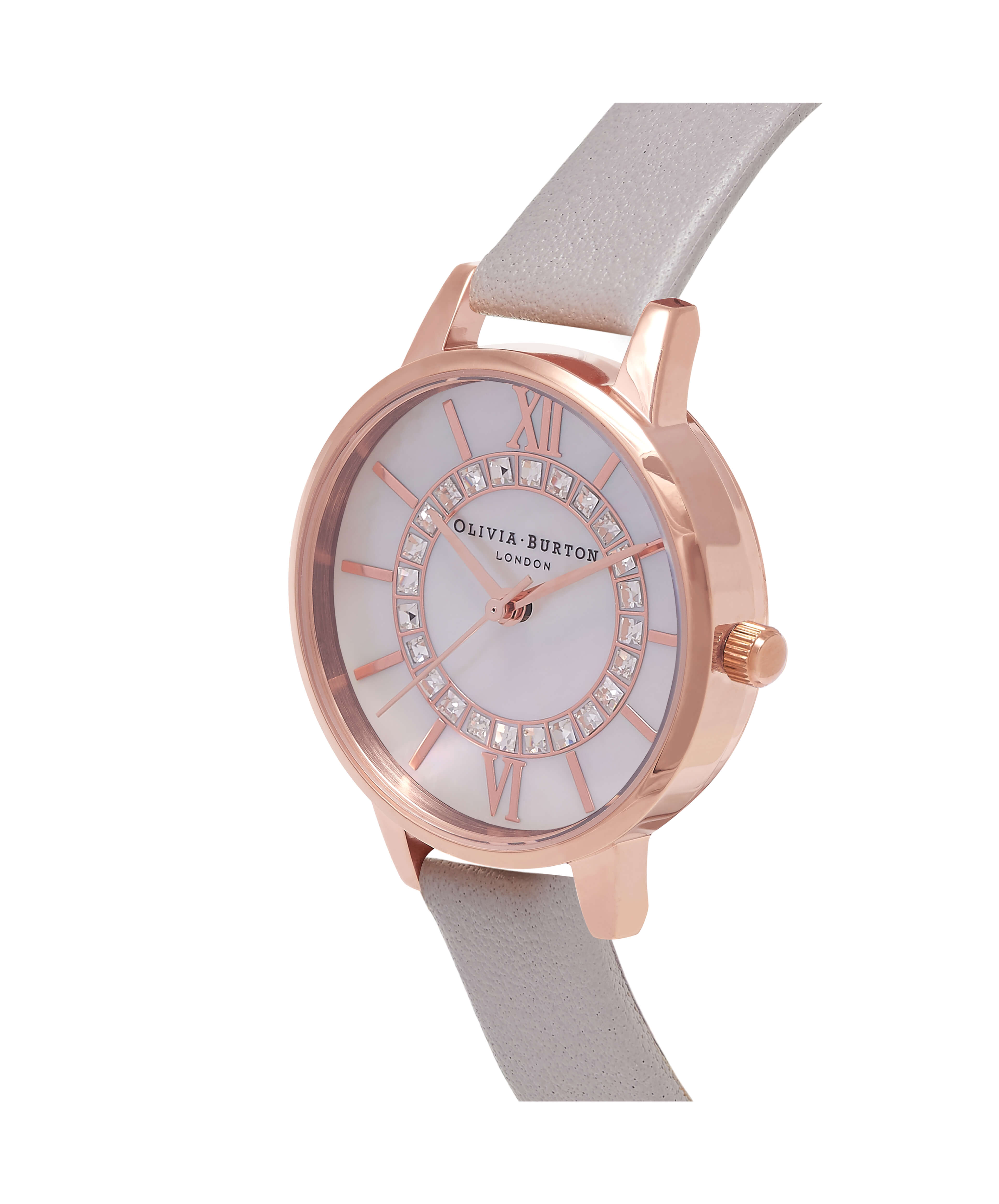 Sparkle Wonderland Midi Grey & Rose Gold Ladies Watch