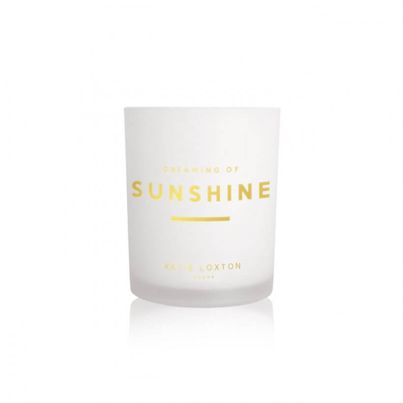 Sentiment Candle | Dreaming Of Sunshine | Pomelo And Lychee Flower