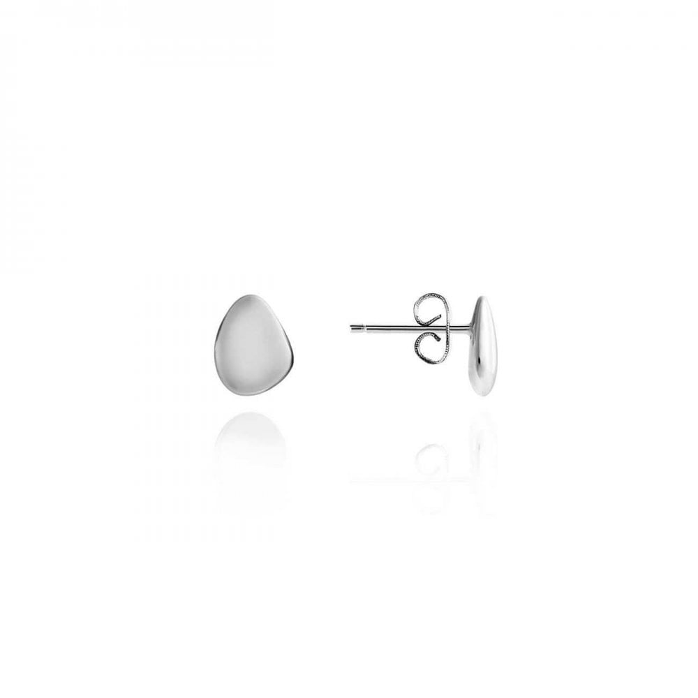 Sentiment Set | Pebble | Silver And Gold | Earrings And Necklace | 46cm + 5cm Extender
