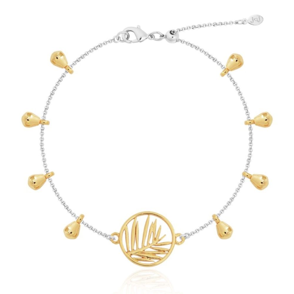 Anklet | Gold Palm | 26cm Total Length