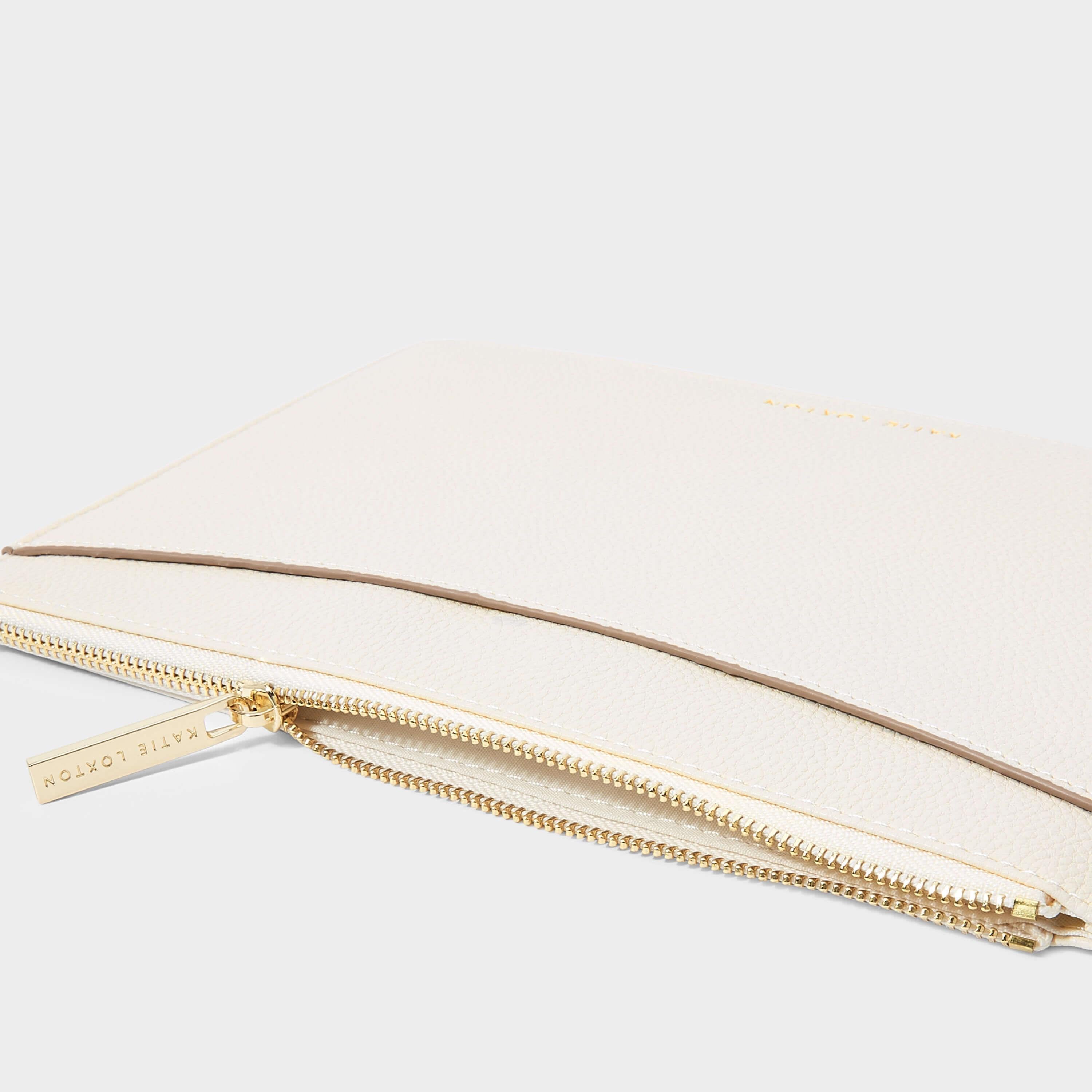 Cara Pouch | Off White | 16 X 24 X 1.5cm